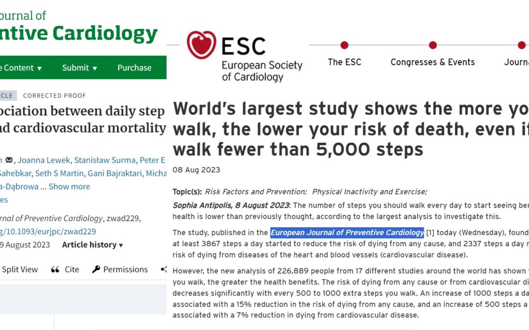 Lower Your Health Risk With Just This Many Steps …..